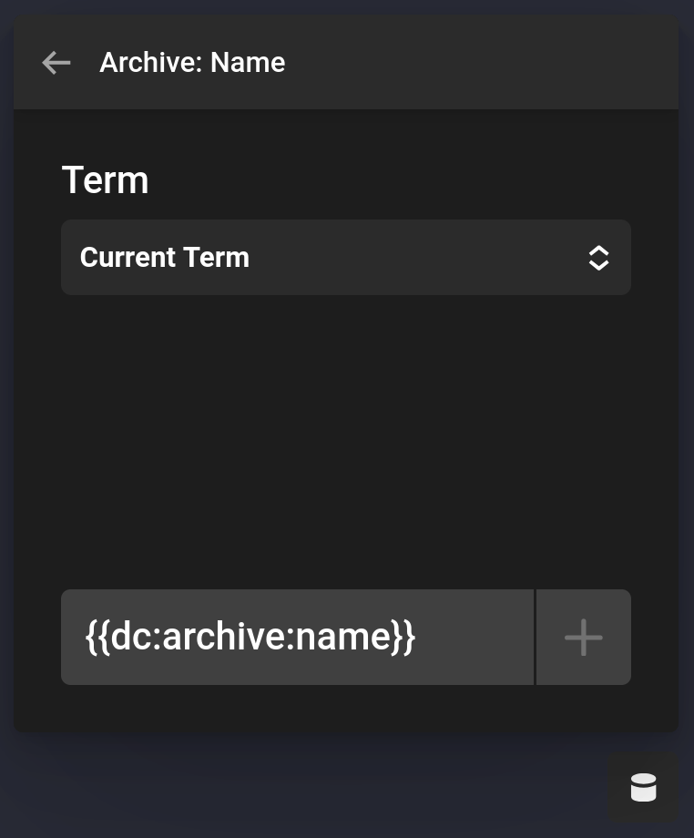 Archive Name Dynamic Content