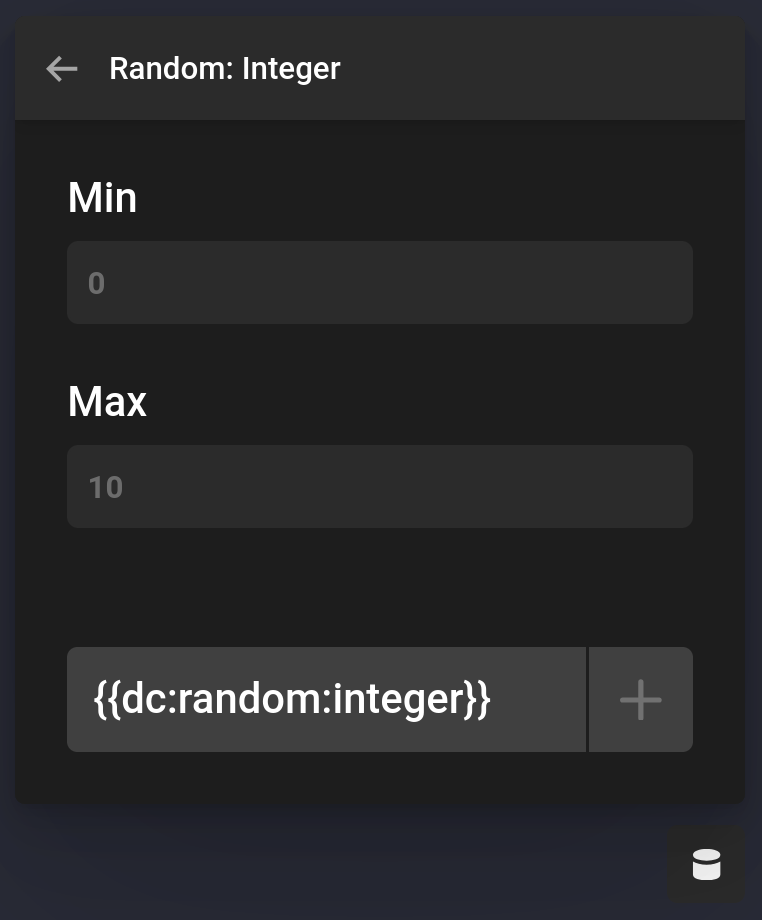 Random Integer Dynamic Content