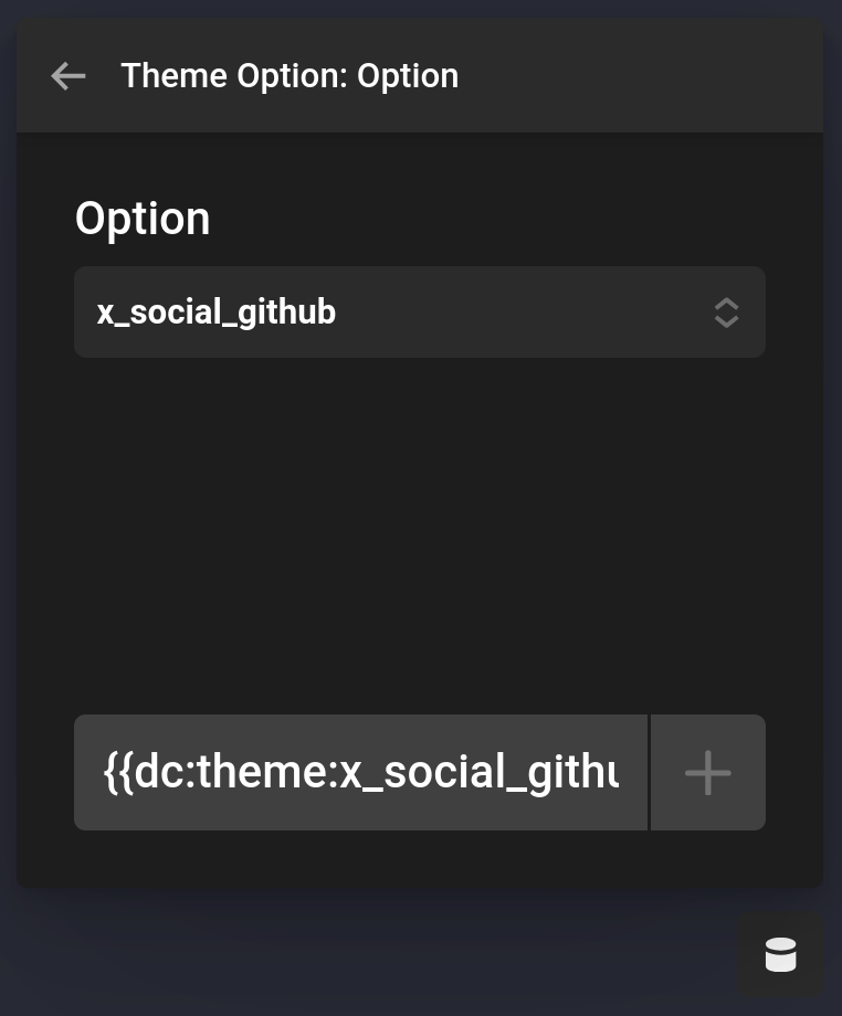 Theme Option Dynamic Content