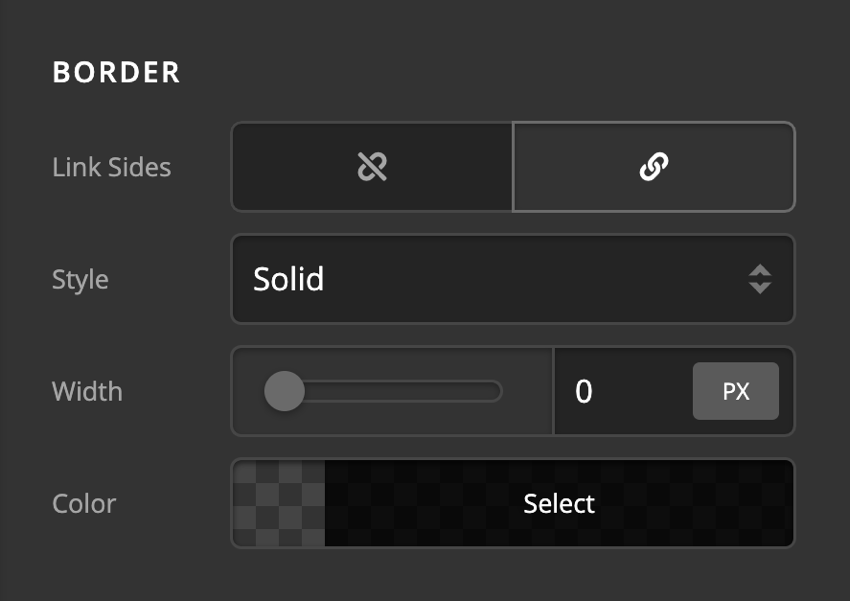Card Front Content Border