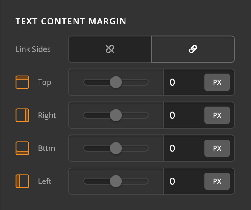 Card Front Content Text Content Margin