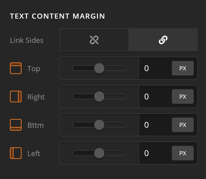 Headline Text Settings