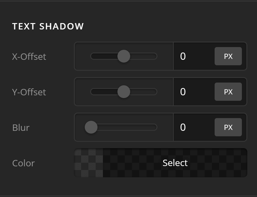 Headline Text Shadow