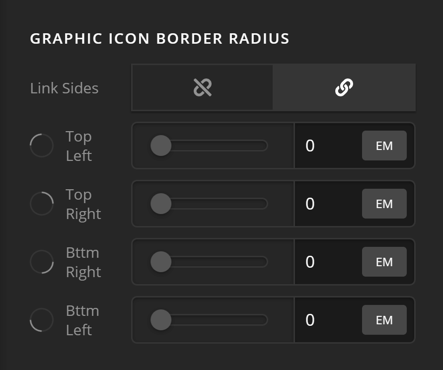 Headline Graphic Icon Border Radius