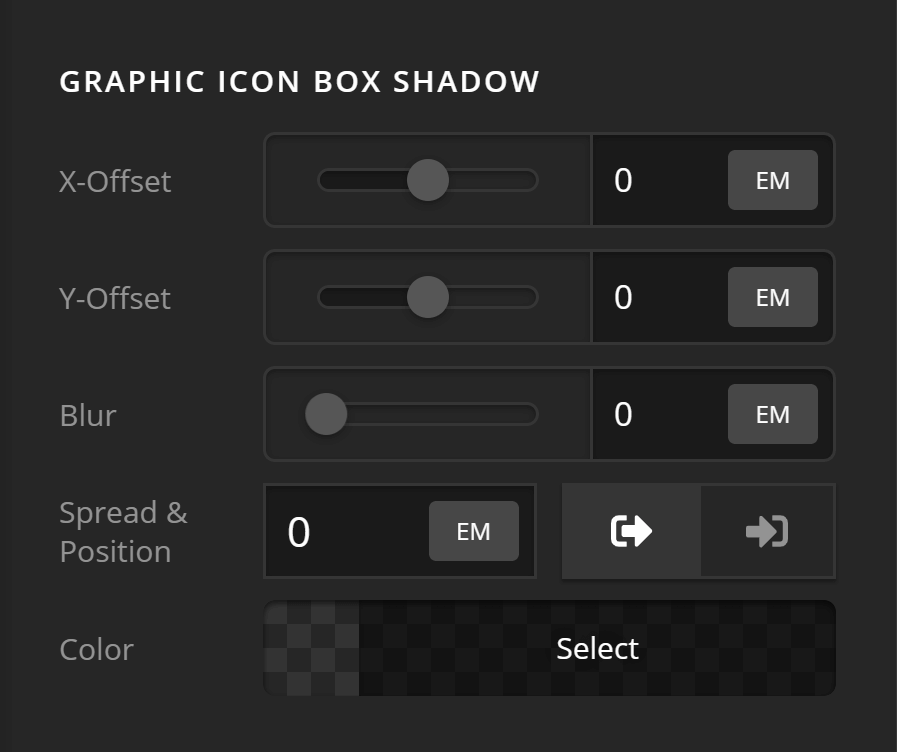 Headline Graphic Icon Box Shadow