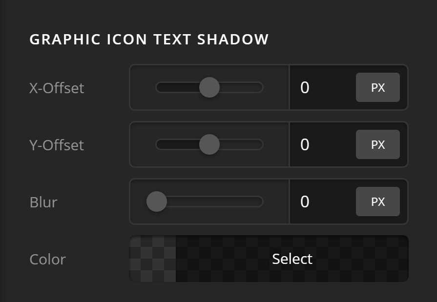 Headline Graphic Icon Text Shadow