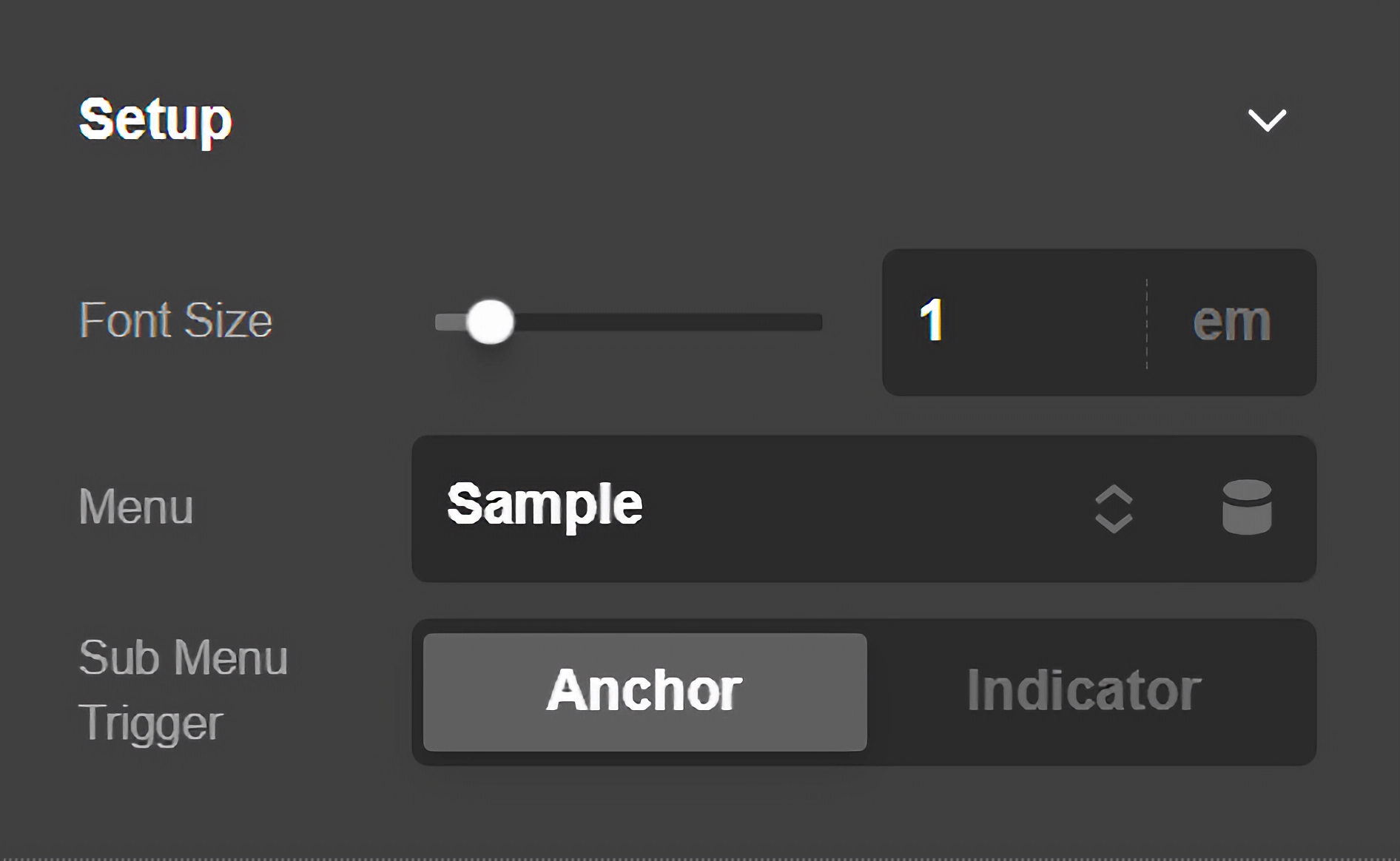 Navigation Collapsed