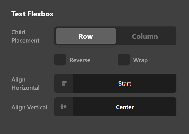Rating Element Text Flexbox