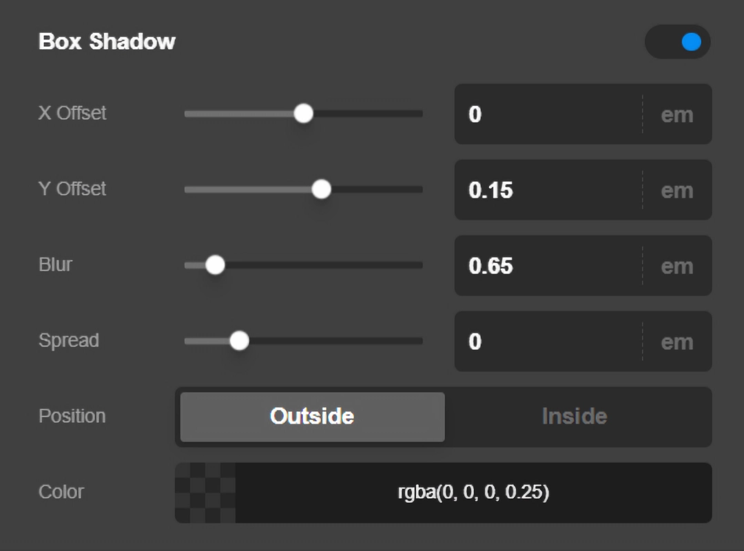 Social Graphic Icon Box Shadow
