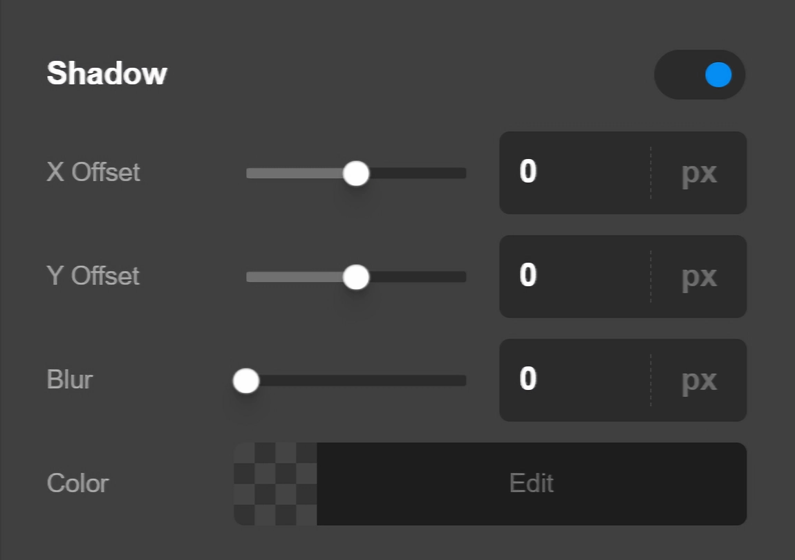 Social Graphic Icon Text Shadow