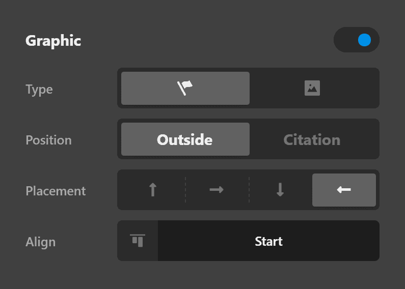 Testimonial Element Graphic Setup