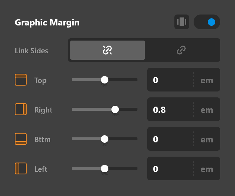 Testimonial Element Graphic Margin
