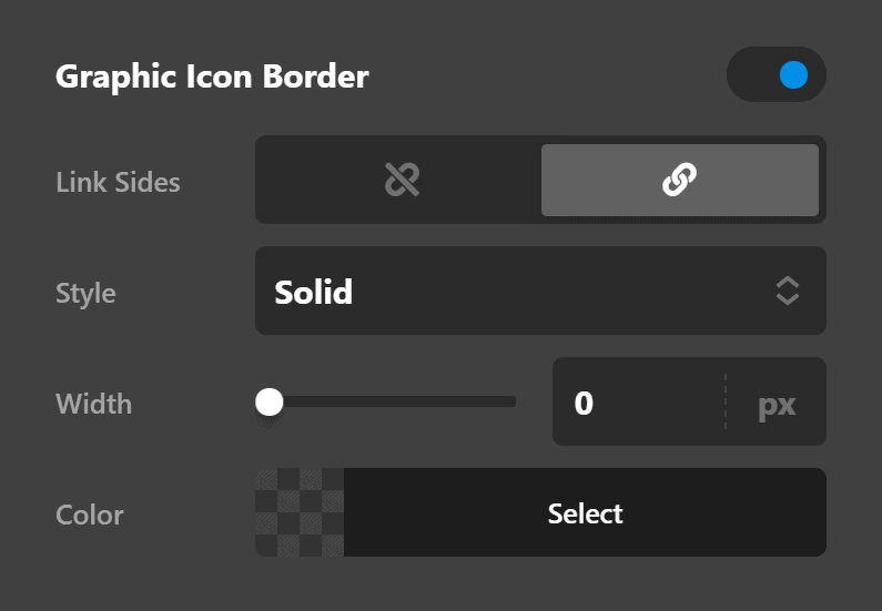 Testimonial Element Graphic Icon Border