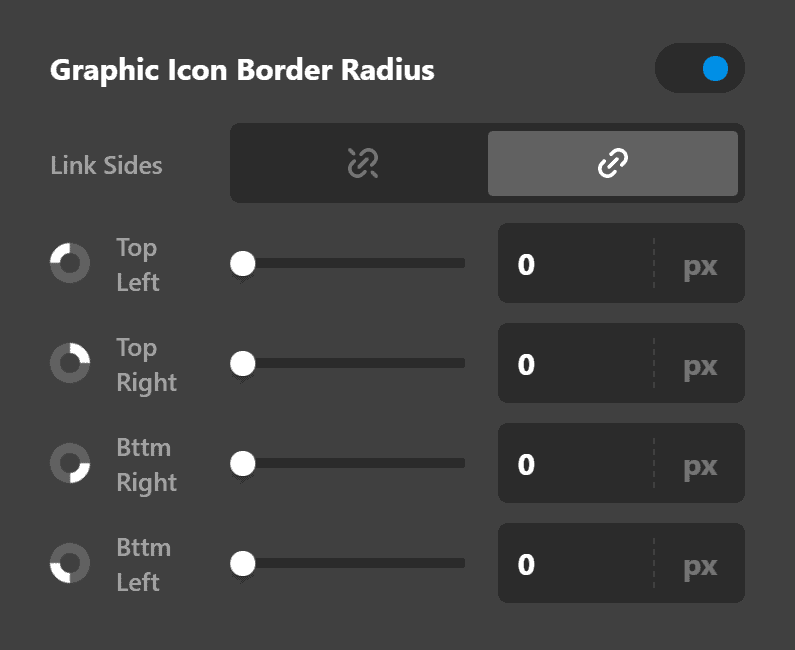 Testimonial Element Graphic Icon Border Radius