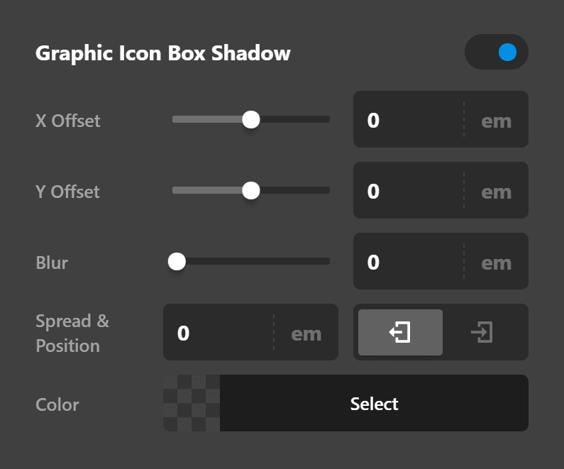 Testimonial Element Graphic Icon Box Shadow