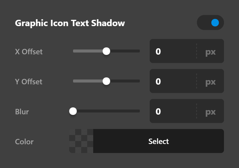 Testimonial Element Graphic Icon Text Shadow