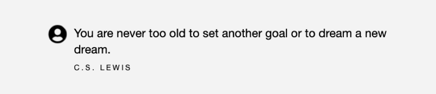 Testimonial Element Front