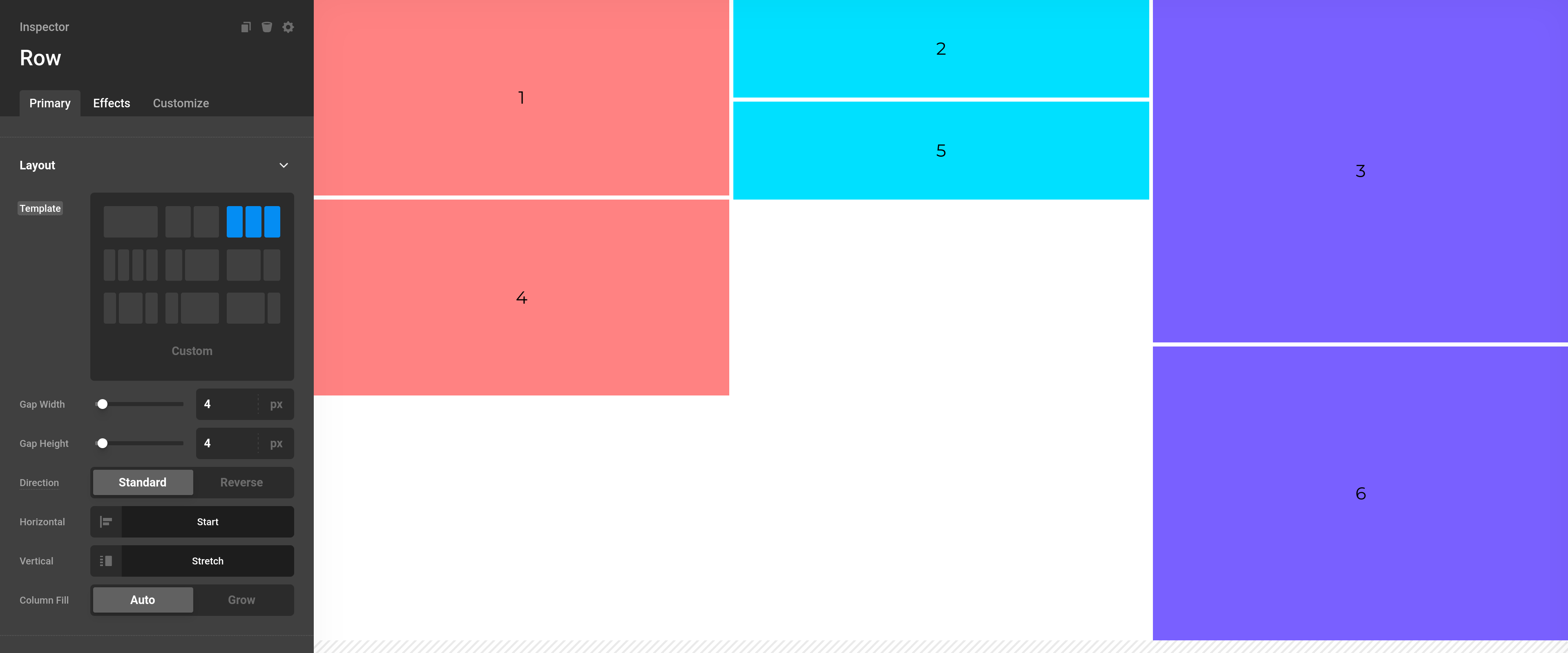 Masonry Template Controls