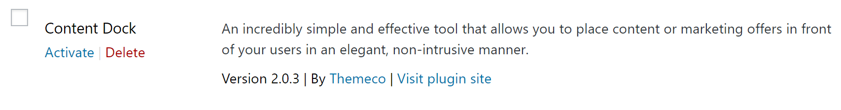 Enable Plugin