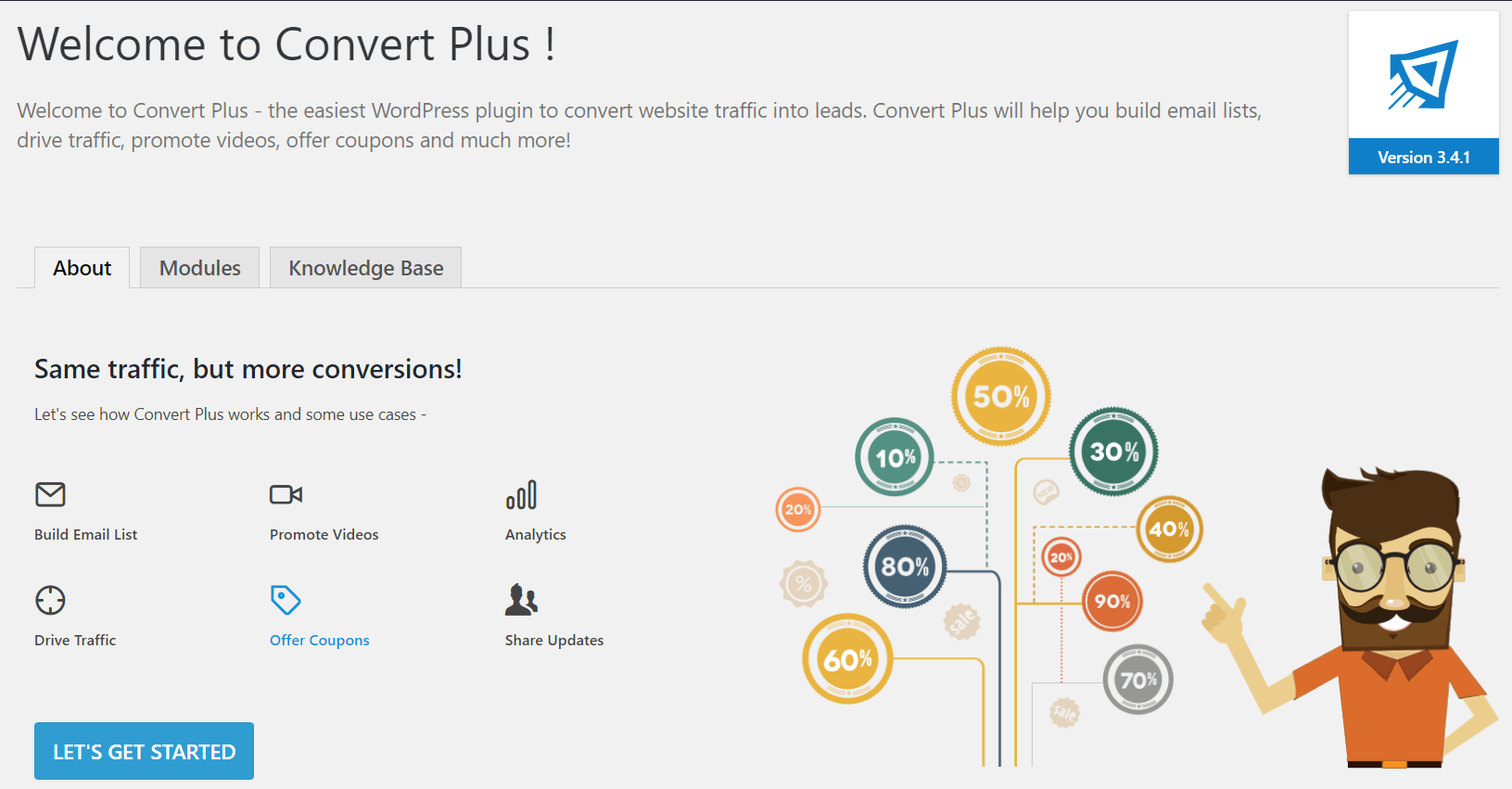 ConvertPlus Dashboard