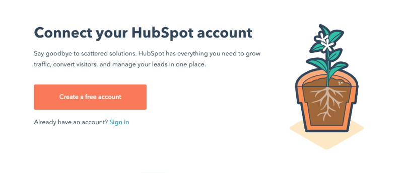 HubSpot Sign in