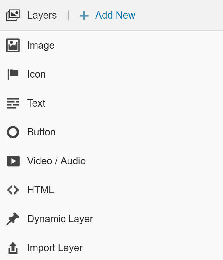 LayerSlider Layers Settings