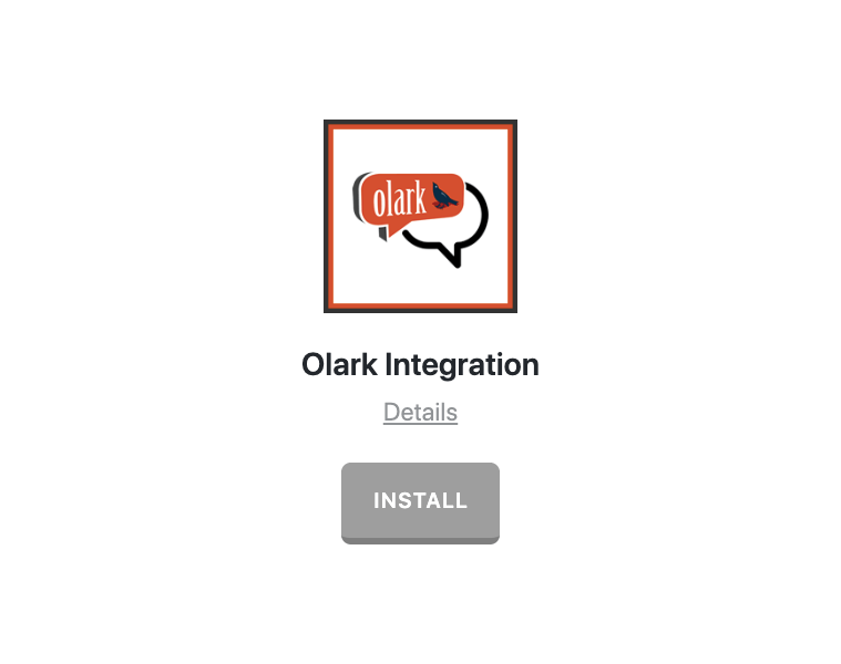 Olark Install