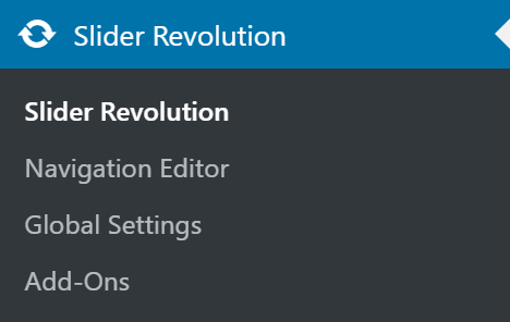 Slider Revolution Tab