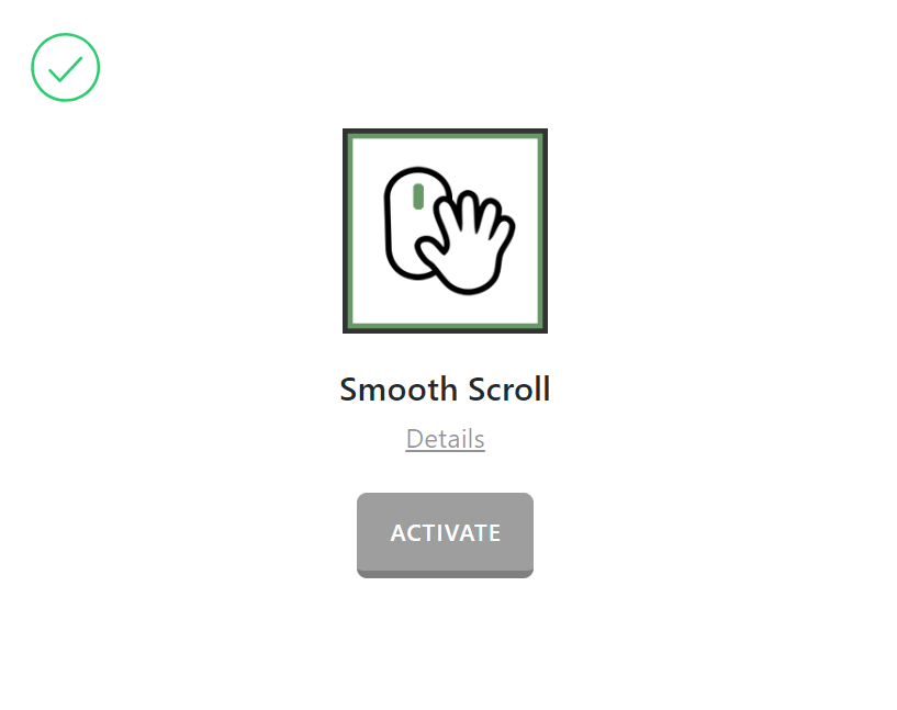 Smooth Scroll Activate
