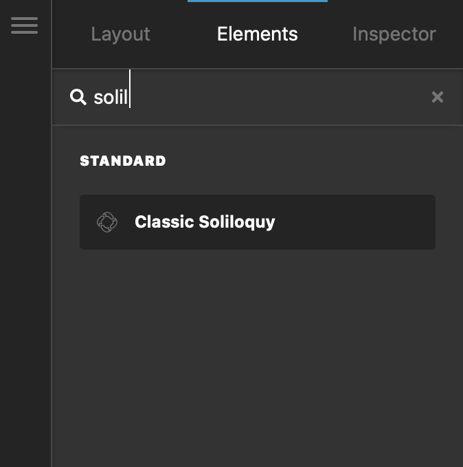 Cornerstone/Content Builder Soliloquy Element