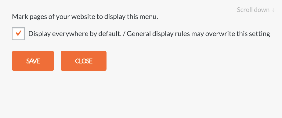 Superfly Display Settings