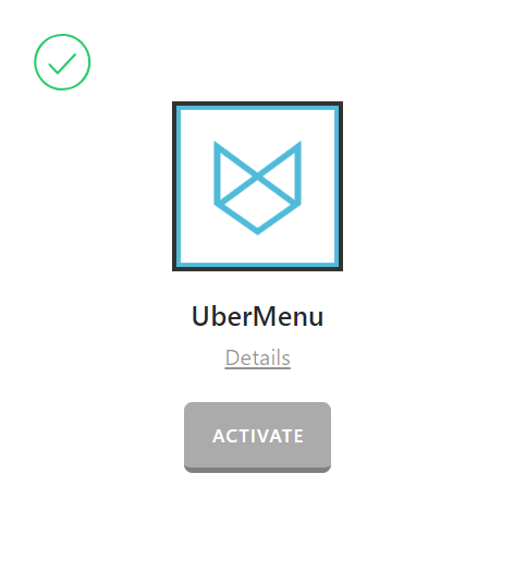 UberMenu Activate