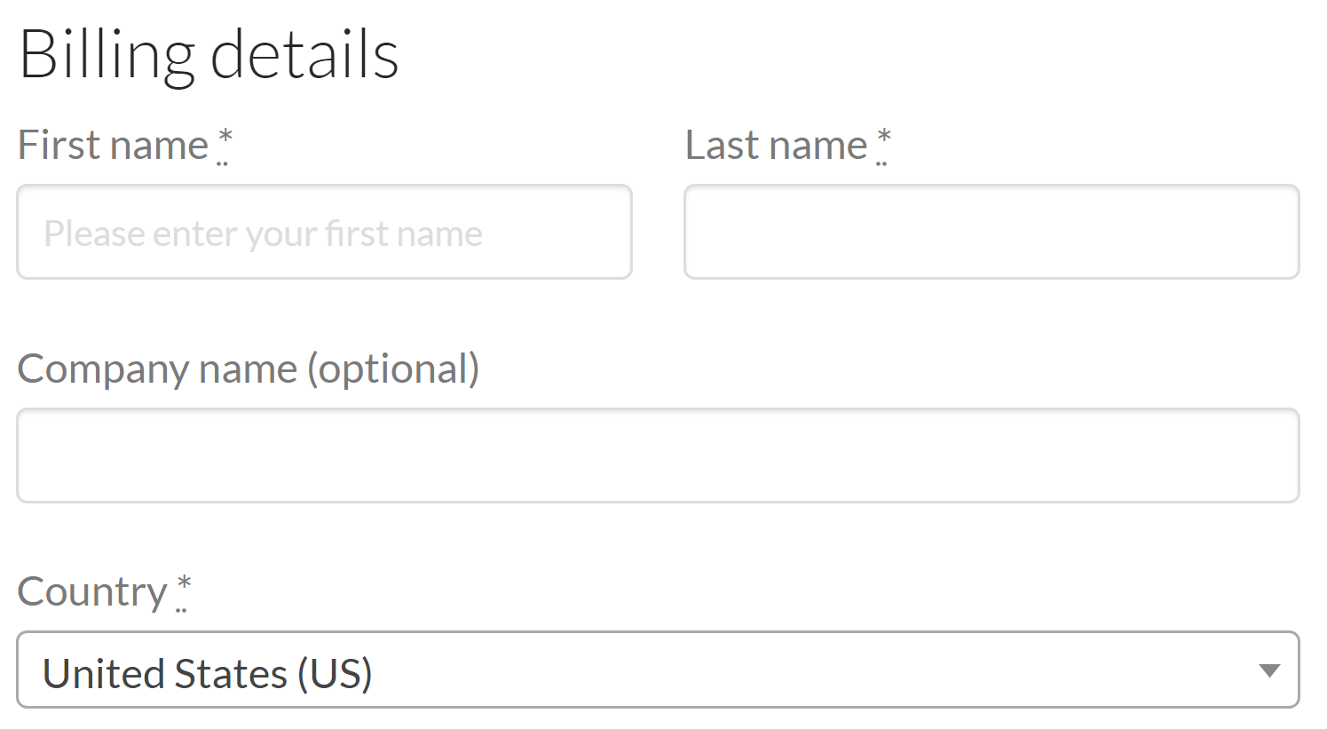 Woo Checkout Editor Label Billing