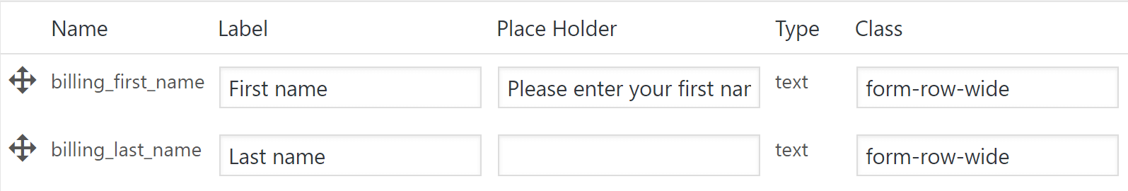 Woo Checkout Editor First & Last Name Billing Field