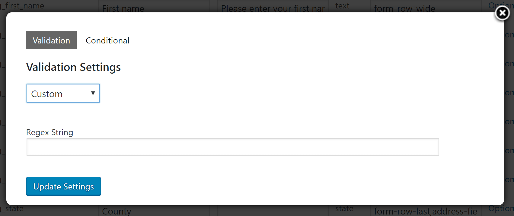 Woo Checkout Editor Validation Settings Custom