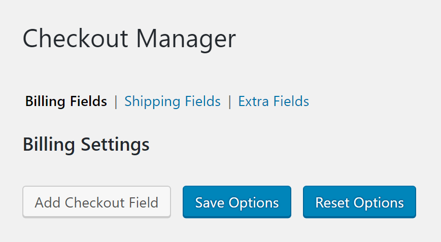 Woo Checkout Editor Checkout Fields