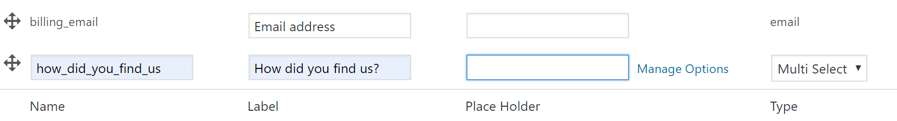 Woo Checkout Editor Fields