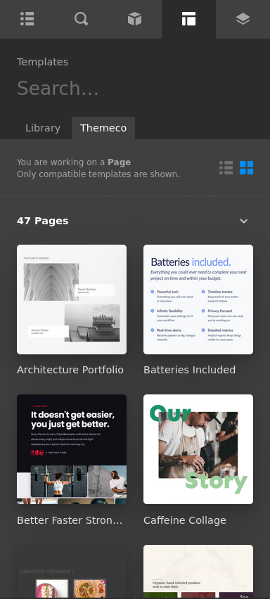 Design Cloud From Templates Tab