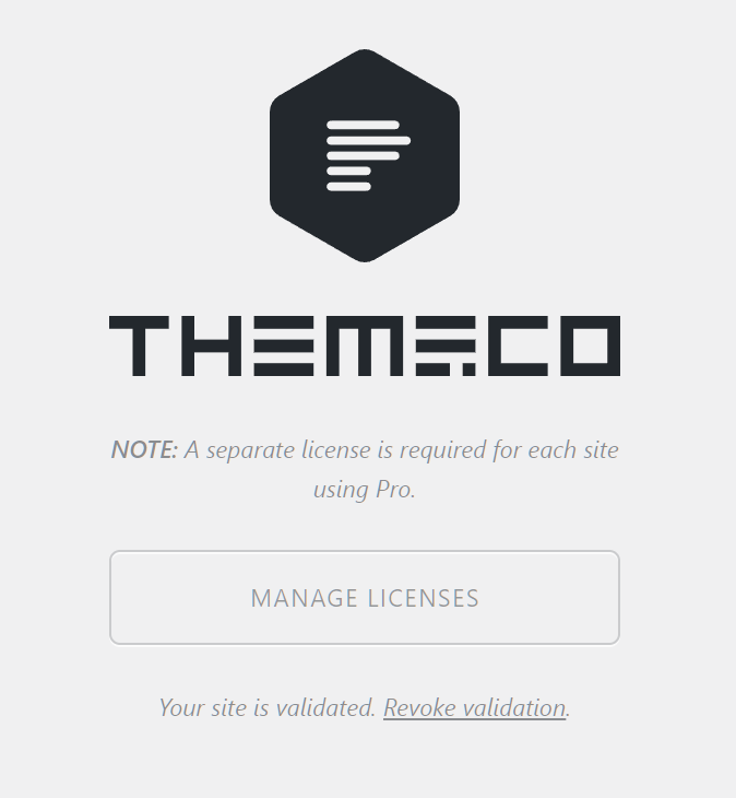 WordPress Dashboard Revoke Validation