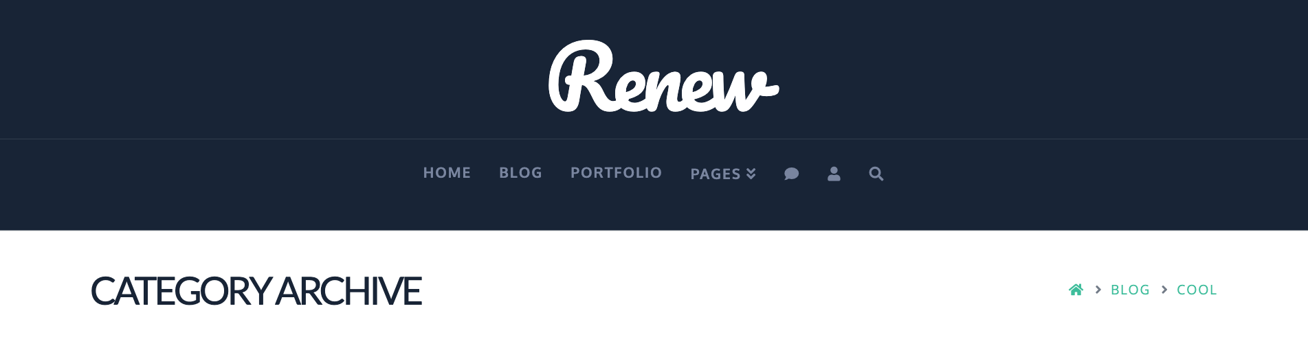 Renew Category Title