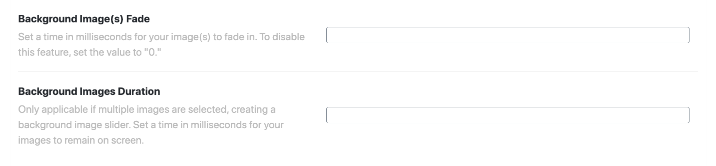 Post Background Settings