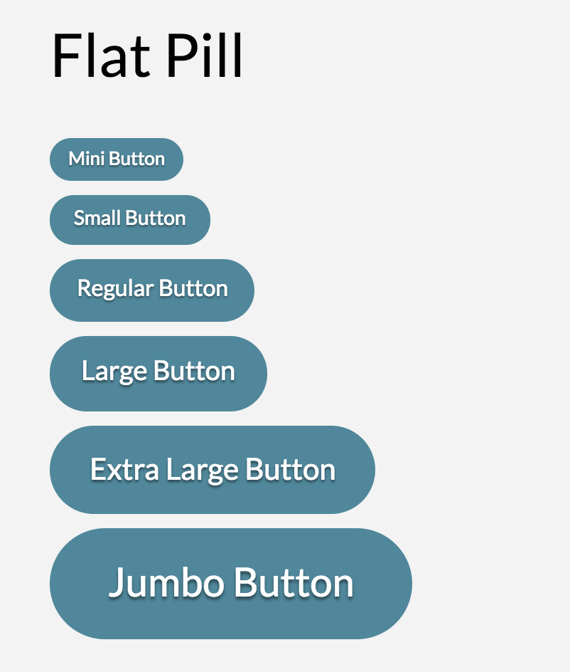 Button Shape Flat Pill