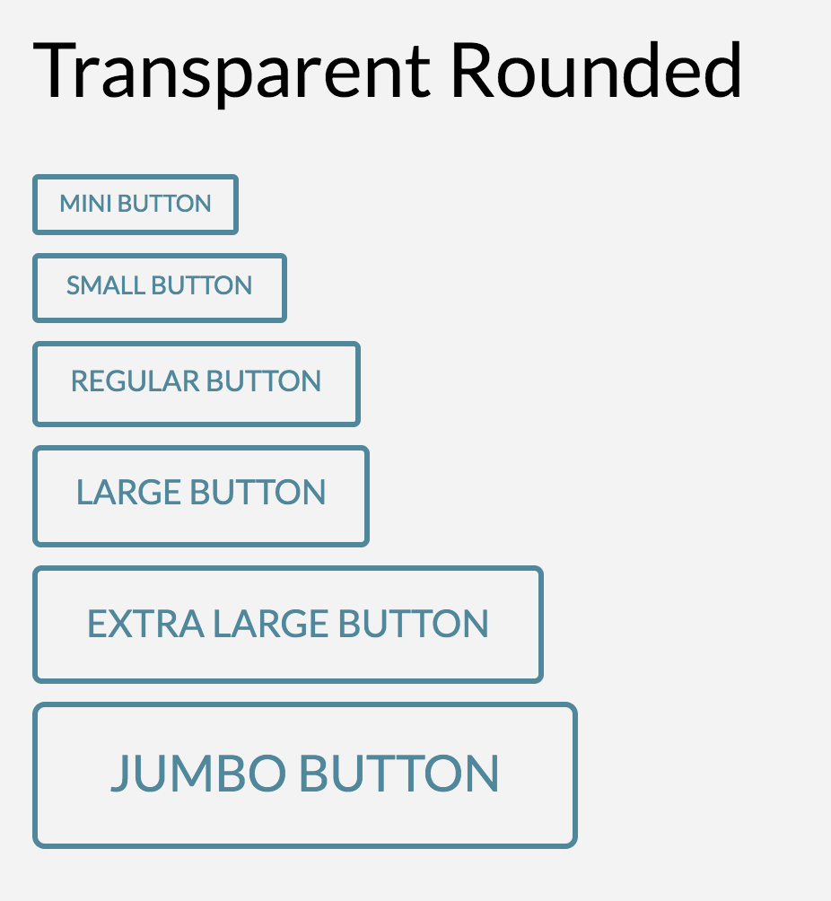 Button Shape Transparent Rounded