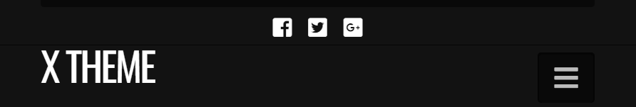 Mobile Header Example
