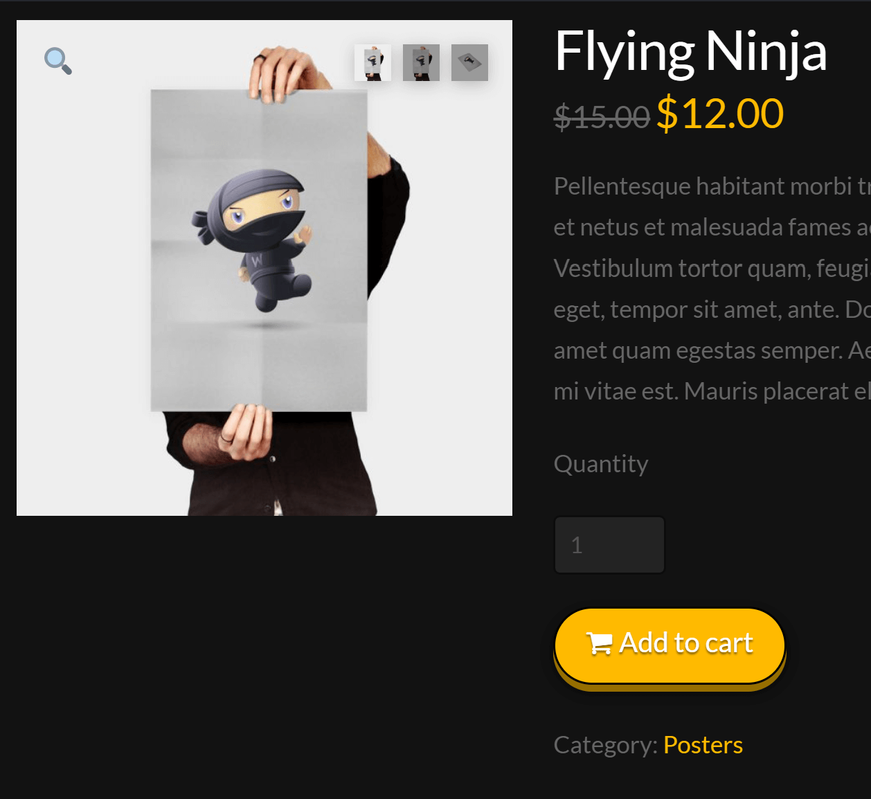 WooCommerce Product Example