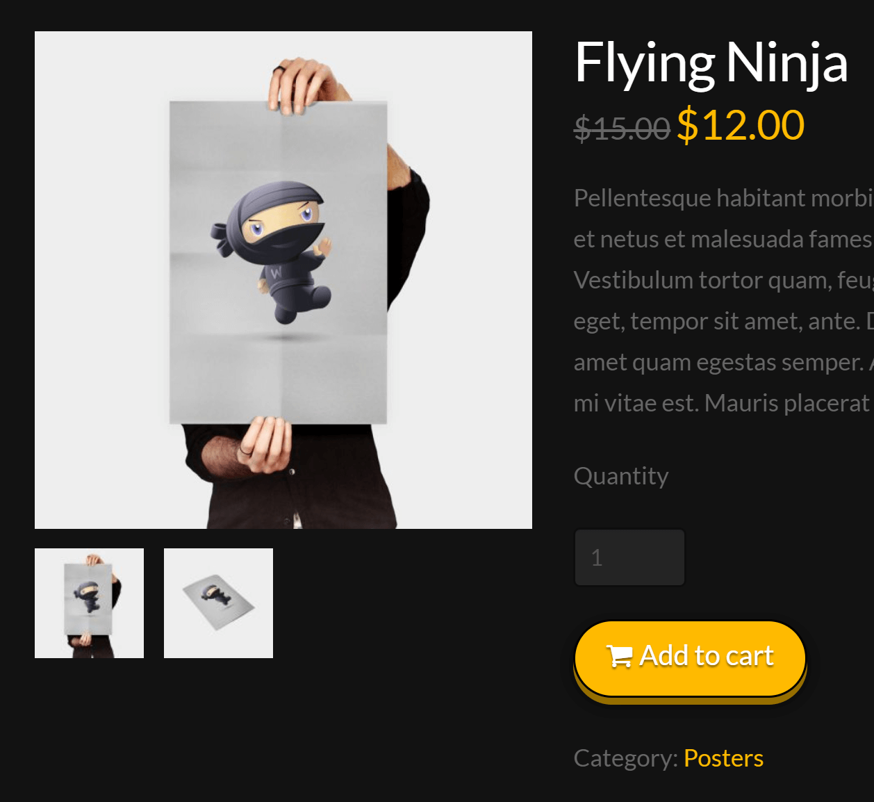 WooCommerce Product Example