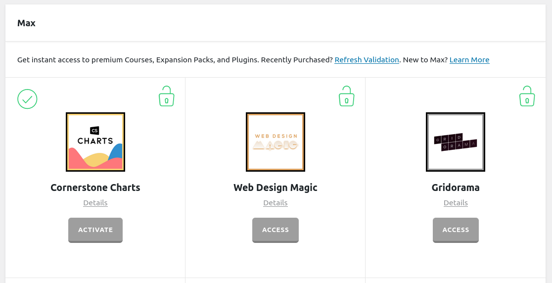 CS Charts Install Area