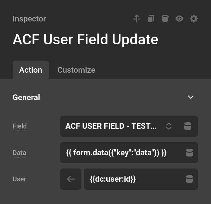 ACF User Field