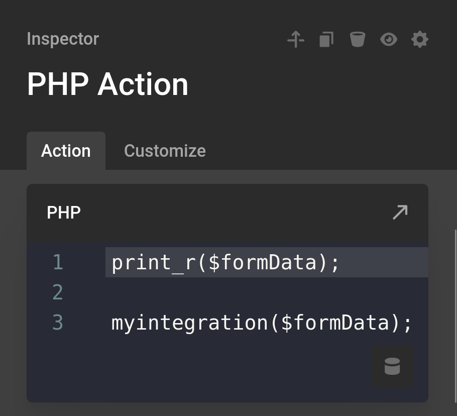 PHP Action