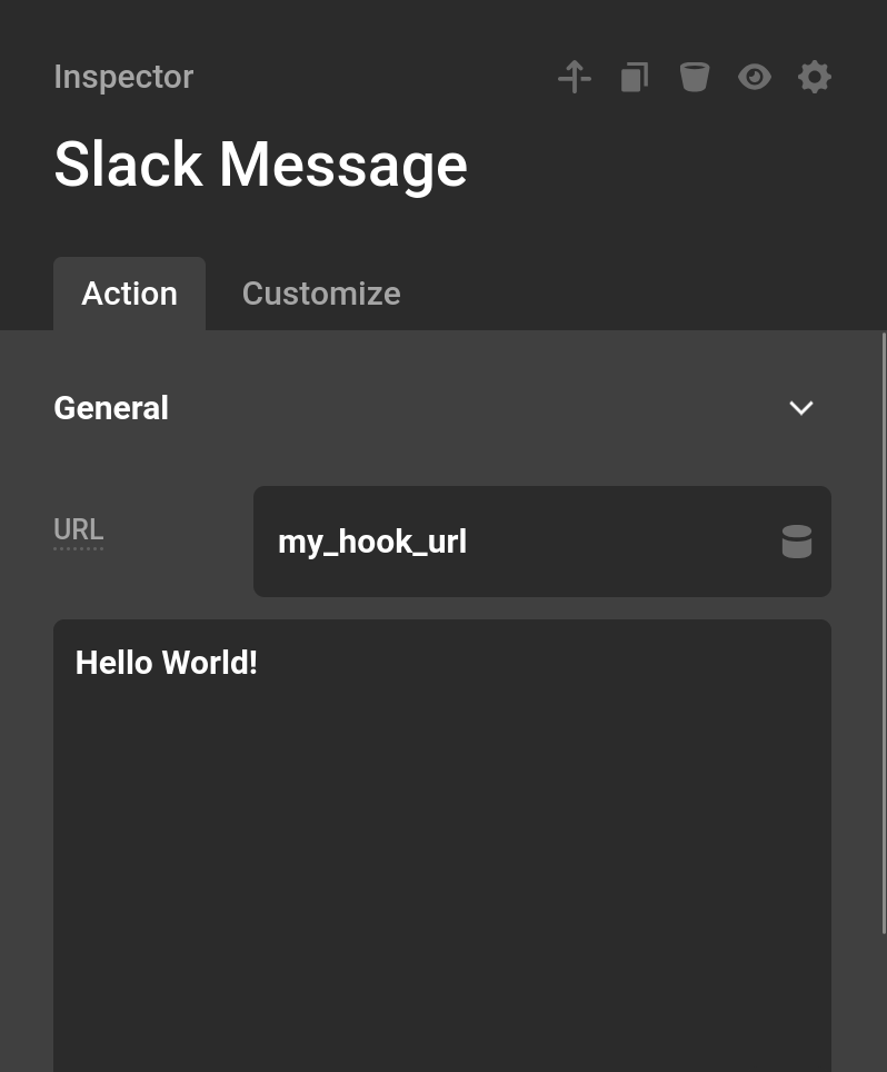 Slack Message